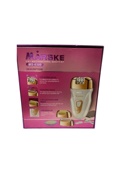 Ms-6300 3in1 Epilasyon Cihazı Şarjlı Tüy Alma, Tıraş Ve Topuk Törpü Seti