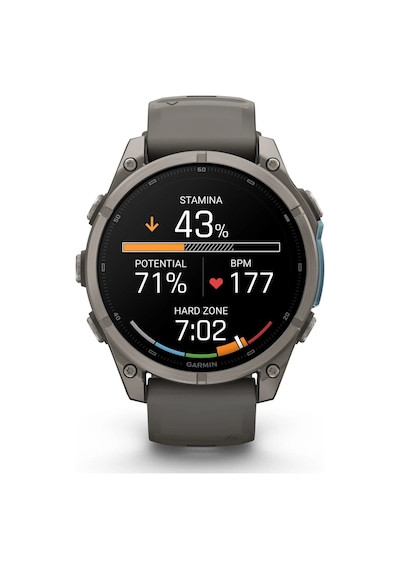 Garmin Fenix 9 47 MM Silikon Kayışlı Titanyum Çakıl Akıllı Saat (Distribütör Garantili)
