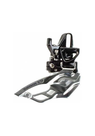 SRAM X9 2x10 ÜSTTEN DİREKT BAĞLANTILI ÖN VİTES DEĞİŞTİRİCİ Gri - Siyah