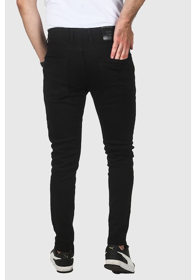 Deepsea Erkek Siyah Skinny Kesim Kot Jean Pantolon 2004157 Siyah