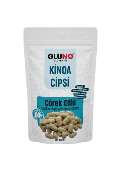 Glutensiz Çörekotlu Kinoa Cipsi 35 Gr