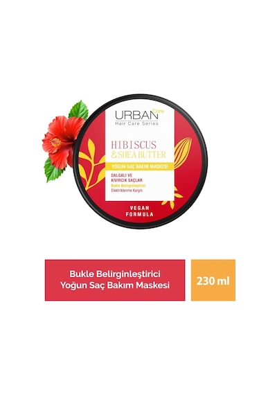 Twisted Curls Hibiscus & Shea Butter Kıvırcık Ve Dalgalı Saçlara Özel Yoğun Saç Bakım Maske