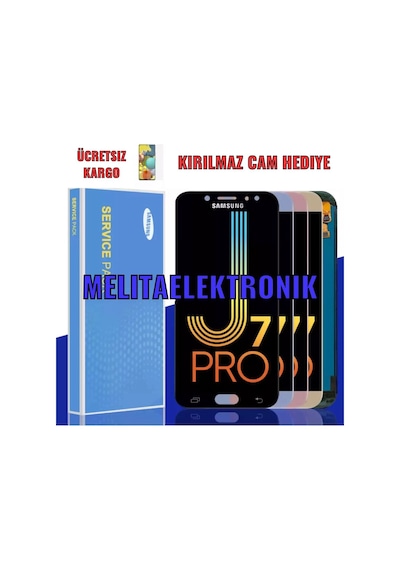 Samsung Uyumlu J7 Pro Sm-J730F Lcd Ekran Dokunmatik