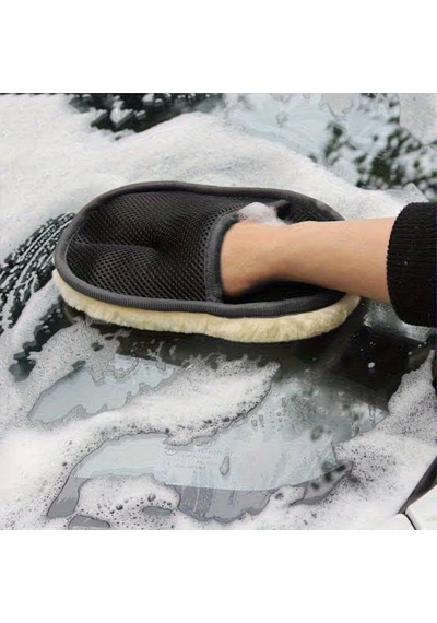 Mikrofiber Yün Araba Yıkama Eldiveni Çok Renkli