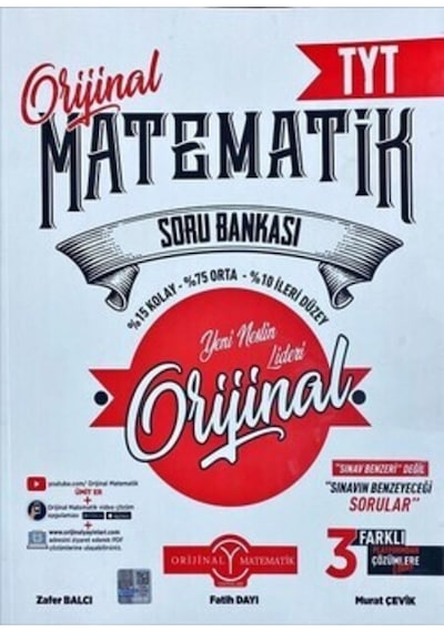 Orijinal Tyt Matematik Soru Bankası