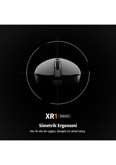 Xr1 Kablosuz Oyuncu Mouse, 10000 Dpı, Rgb Aydınlatma, 6 Tuş, 2.4g + Bluetooth + Kablolu, Type-c Şarjlı