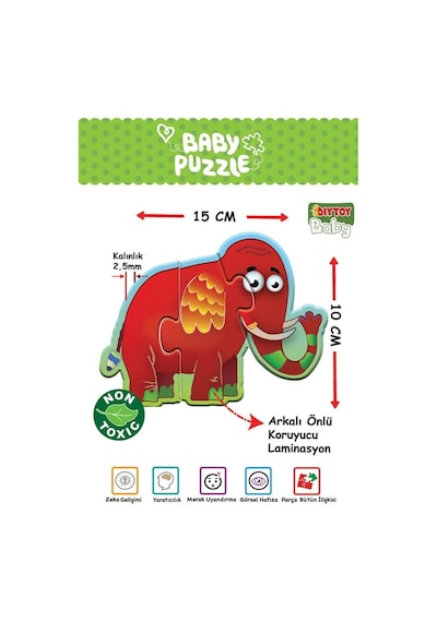 Baby Puzzle - Benim İlk Orman Hayvanlarım Puzzle