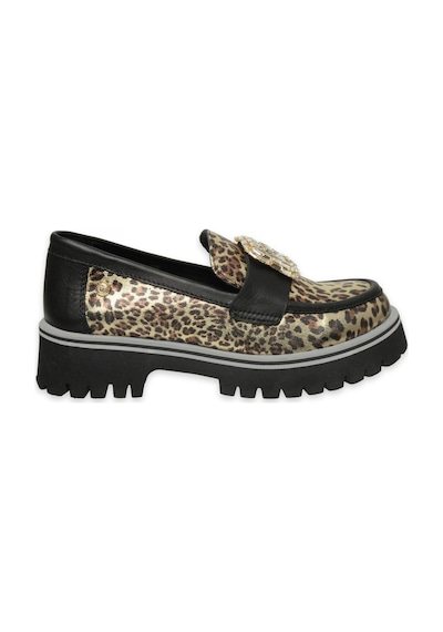 Mammamia D25ya-3855z Günlük Leopar Kadın Ayakkabı Leopar