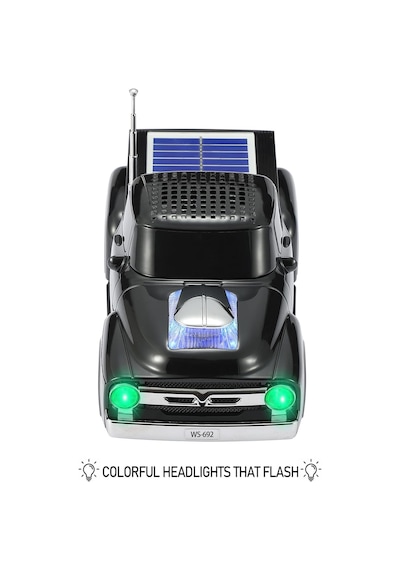 Kamyonet Şeklinde Bluetooth Speaker Sd Kart Usb Fm Radyolu Şarjlı Taşınabilir Kablosuz Hoparlör