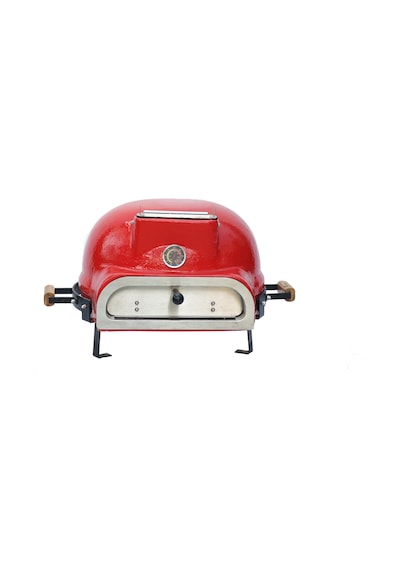 Kamado Pizza Fırını Kırmızı Kırmzı