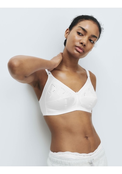 Marks & Spencer Nakış Detaylı Full Cup Sütyen T33008025 Beyaz