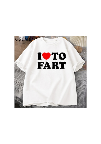 Tarzsokak Osurmak Seviyorum Tshirt Mizah Tee Şaka Gag T-shirt Adam Baba Hediyeler İçin Adamlar Giysiler 2963 Beyaz