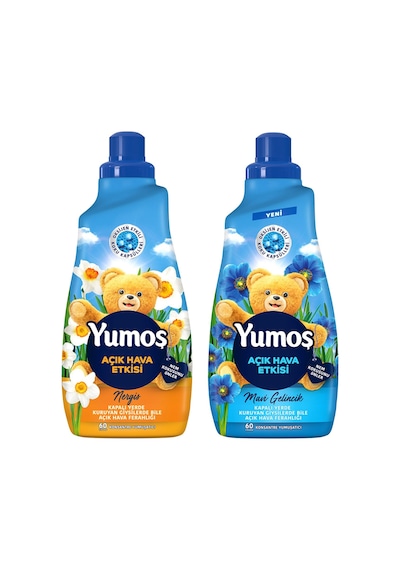 Yumoş Açık Hava Etkisi 1440 Ml Nergis Ve Mavi Gelincik Kons.yumuşatıcı 2 Li Set 2'li Set