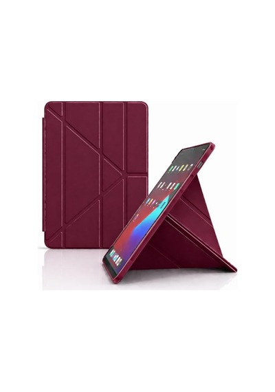 Tr Apple İpad Uyumlu Air 11 M2 İçin Kılıf A2902 11 İnç 2024 Kalem Koyma Bölmeli, Stand Olan, Uyku Modlu Silikon Arka Yüzey Su Arka Kapak