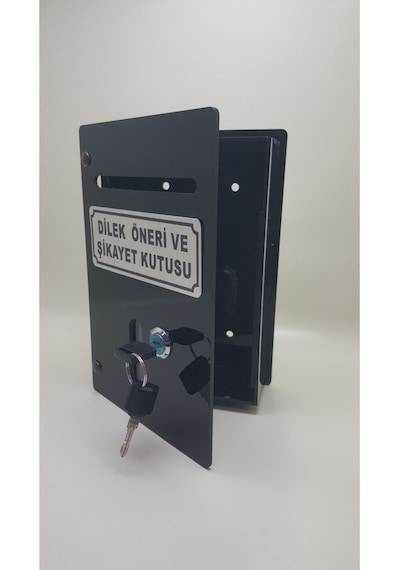 Küçük Boy Pleksi Dilek Öneri Şikayet Kutusu Yazılı