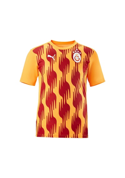 Galatasaray Lisanslı Sıfır Yaka A Takım Antrenman 5 Yıldızlı T-shirt KIrmızı