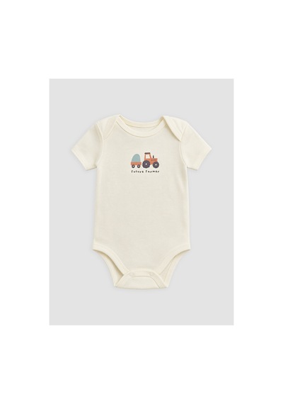 Lc Waikiki Alıta Cıty Farkıyla Lcw Baby Bej Erkek Bebek Baskılı Çıtçıtlı Body Bej - 930971838 Bej