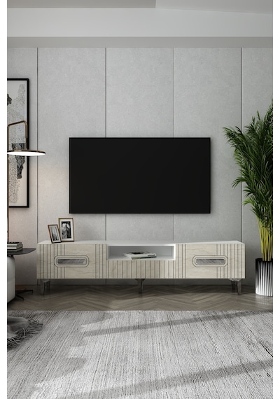 180dhdtsç8btg Luna Kapaklı Pleksi Lazer Desen Tv Sehpası Beyaz-traverten-gümüş 180dhdtsç8btg Luna Kapaklı Pleksi Lazer Desen Tv Sehpası Beyaz-traverten-gümüş