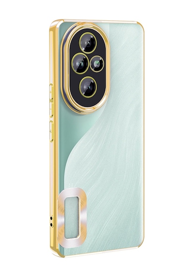 Honor 200 Kılıf Kamera Lens Korumalı Logo Gösteren İnce Hafif Pazarplus Sierra Mavi