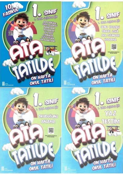 1.sınıftan 2.sınıfa Geçenler İçin Ata Tatilde +10 Lu Hikaye Seti 5