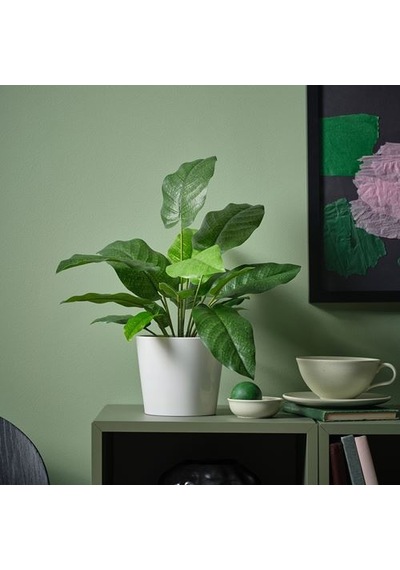 Ikea Fejka Yapay Bitki, Yeşil, 12 Cm, İç/dış Mekan Dua Çiçeği