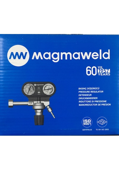 Magmaweld Argon Basınç Regülatörü  Saat