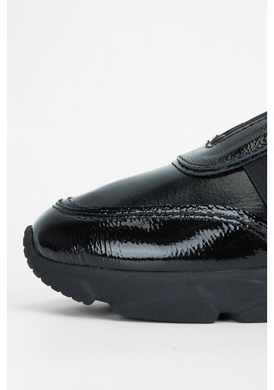 Valmenti Kadın Siyah Rugan Deri Sneakers & Spor Ayakkabı 996 117-1 Bn Ayk Sk23/24 Siyah