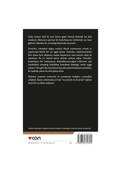 Kontrbas - Patrick Süskind - Can Yayınları