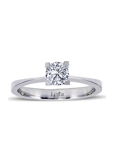 Lova F Renk 0,45 Karat Pırlanta Tektaş Yüzük - 1030009