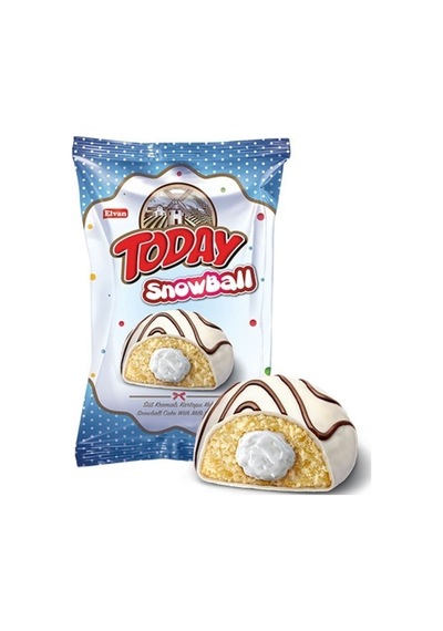 Today Snowball Sütlü Kek 35 Gr. 24 Adet (1 Kutu)