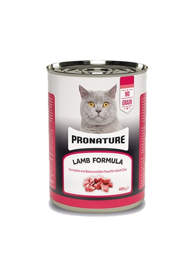 Pronature Tahılsız Kuzu Etli Ezme Yetişkin Adult Kedi Konserve Mama 400 G
