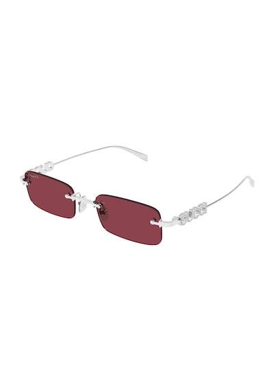 Guccı 1808s 004 52-20 Kadın Güneş Gözlüğü Gümüş