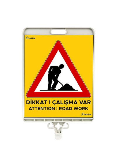 Dikdörtgen Levha Yolda Çalışma Var