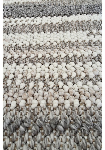 Leiva Home Monaco 0038 Krem Gri Bohem Sisal Bukle Yumuşak Özel Kesim Salon Koridor Mutfak Yolluk Saçaklı Halı 0140-krem/gri/bej