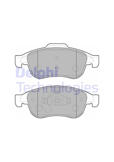 Fren Balatası Ön Renault Fluence 1.5 Dcı/1.6 16v/2.0 16v 2010 -, Megane Iıı 1.4 Tce/1.5 Depomıx - 75 Dcı/1.6 16