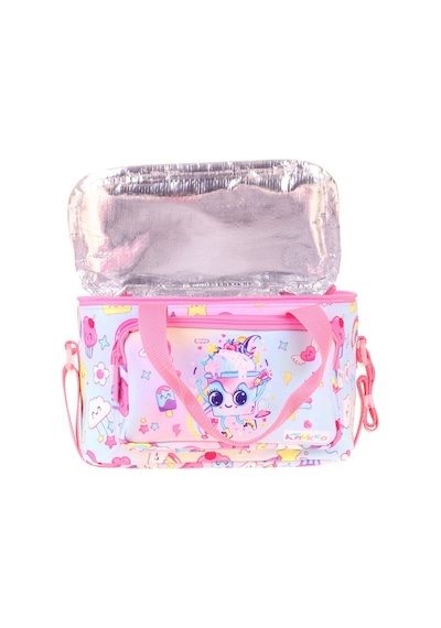 Kaukko Kids İki Bölmeli Thermo Okul Beslenme Çantası - Dondurma Desenli Pembe Renk Kız Çocuk - L5284 Pembe - Turkuaz Kaukko Kids İki Bölmeli Thermo Okul Beslenme Çantası - Dondurma Desenli Pembe Renk Kız Çocuk - L5284 Pembe - Turkuaz