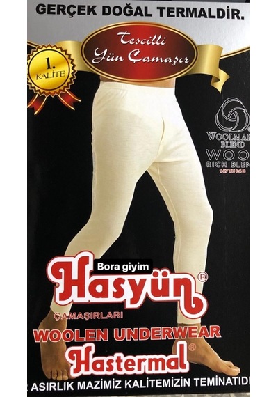 Hasyün Erkek Don Yün Içlik Termal Içlik Doğal Termal Içlik Has (392959629)