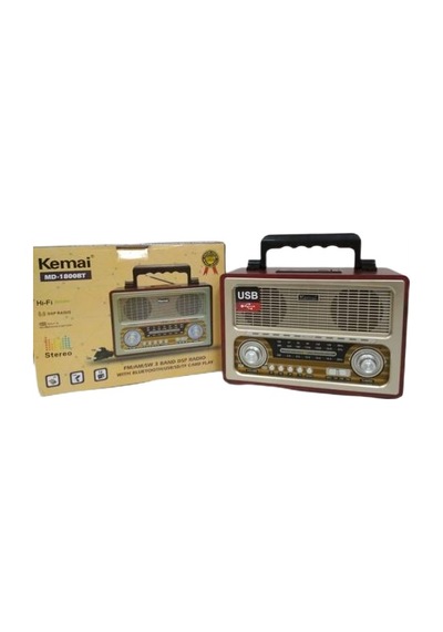 Kemai MD 1800BT Bluetooth Mp3 Çalar Portatif Radyo