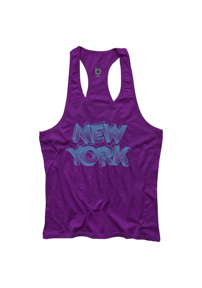 Bluu Newyorkstr Fitness Gym Tank Top Sporcu Atleti (528806657) Çok Renkli