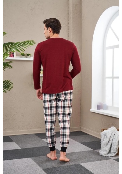 Pjs 23702 Erkek Baskılı Pijama Takım 001