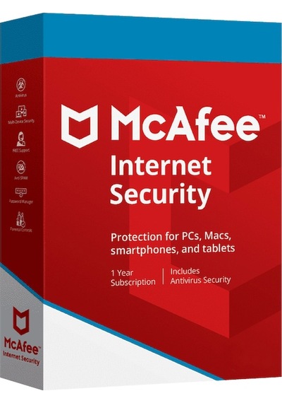 Mcafee Internet Security 1 Yıl 10 Cihaz Online (428416269) - Online