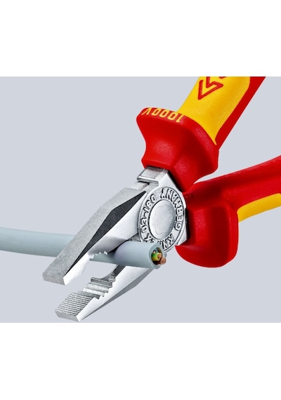 Knipex 0306180 Vde 1000V İzoleli Elektrikçi Kombine Pense 180 MM