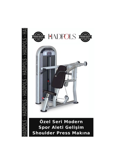 Özel Seri Modern Spor Aleti Gelişim Shoulder Press Makına