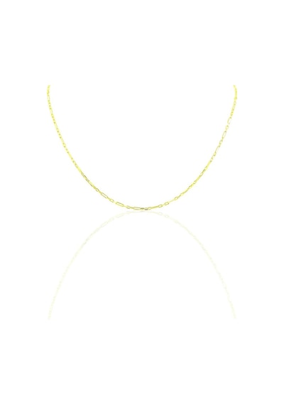 Gümüş 60 Cm Altın Rengi Aralıklı Figaro Zincir Sgtl10101Gold