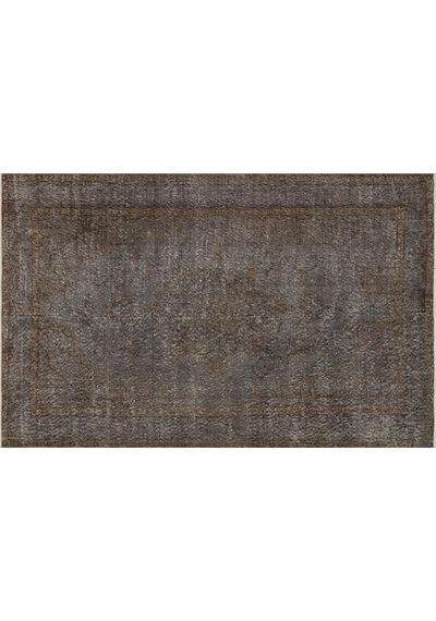 Romantik Vintage Gül Desenli Eskitme Yün Halı - 159x249 Cm 9931
