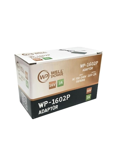 Wellpower 16v 2a Multiswitch Santral Adaptörü 5.5x2.5mm Jak Fişli