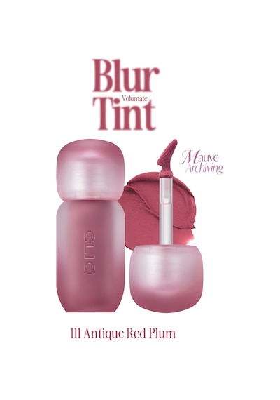 Blur Efektiyle Dolgun Görünüm Sunan Kadife Bitişli Tint Clıo Volumate Blur Tint 111 Antique Red Plum
