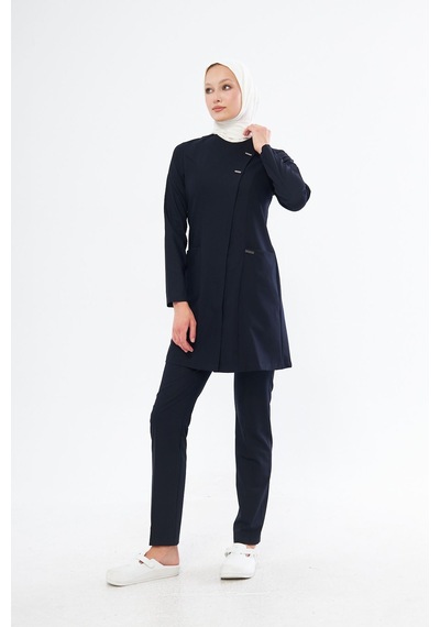 Elegance Kadın Tesettür Takım - Lacivert Lacivert