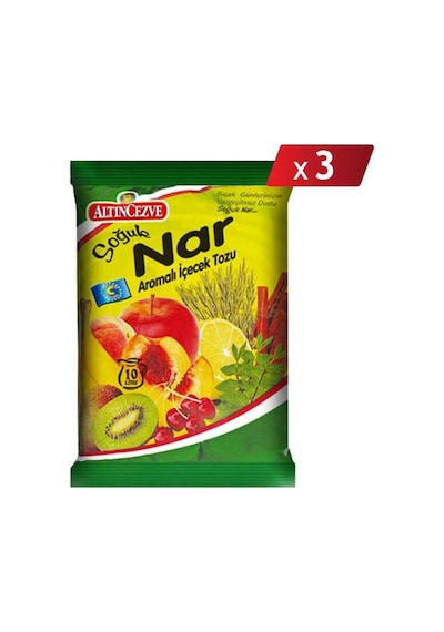 Altıncezve Nar Aromalı İçecek Tozu Soğuk 3 x 450 G