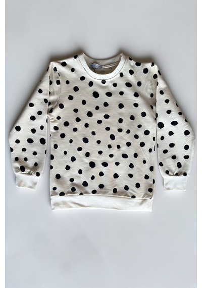 Minik Motion 3'lü Set Çocuk Baskılı 2 İplik Penye Sweatshirt Kırmızı - Puantiye Minik Motion 3'lü Set Çocuk Baskılı 2 İplik Penye Sweatshirt Kırmızı - Puantiye